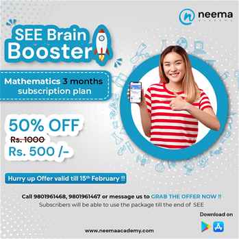 SEE Brain Booster- Class 10 Math Online Course