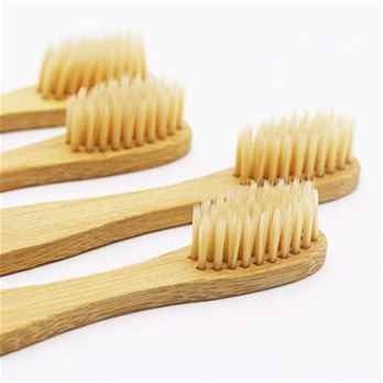 N-amboo Bamboo Toothbrush Soft Natural Bristles 24 PCS