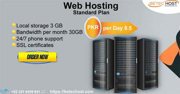 Web Hosting Company - Web Hosting in Lahore - BeTec Host