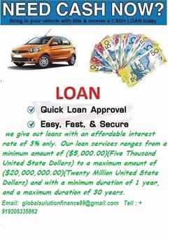 DO YOU NEED A QUICK LOAN APPLY TODAY