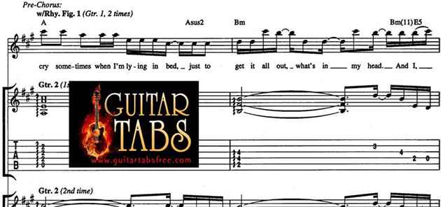Guitar Tabs, Lyrics, Chords, Sheet Music & Song books notations