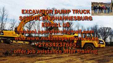 Grader excavator bulldozer accredited operators training school polokwane 27729553685