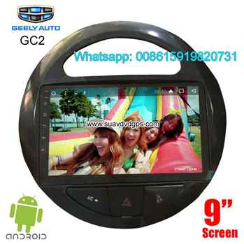Geely GC2 car radio android wifi GPS 4G network insert sim card camera
