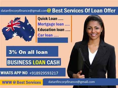 QUICK AND AFFORDABLE LOAN OFFER AT CHEAP RATE OF 3 